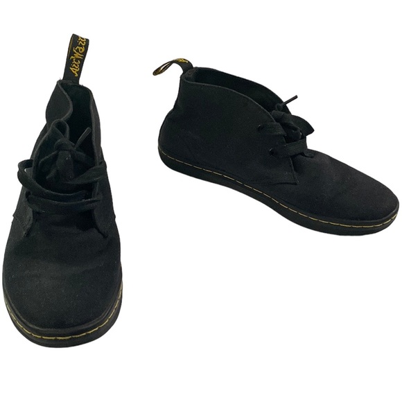 Dr Martens Etty black canvas desert booties size 6 - Picture 2 of 9